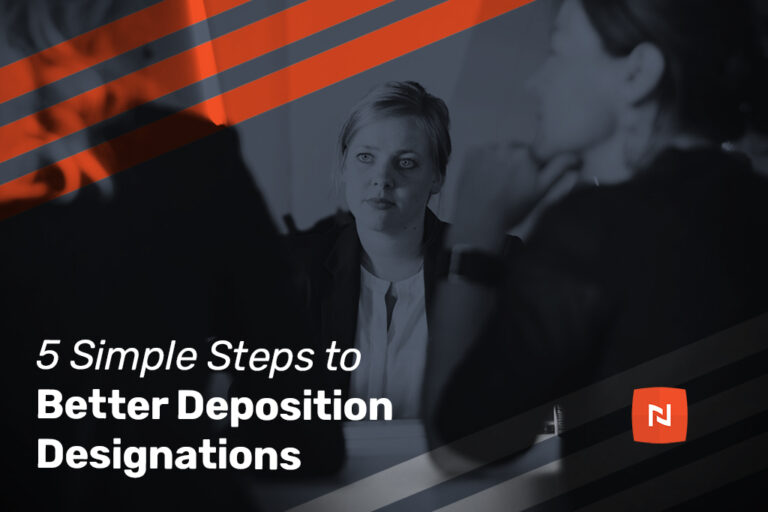 5 Simple Steps to Deposition Designations