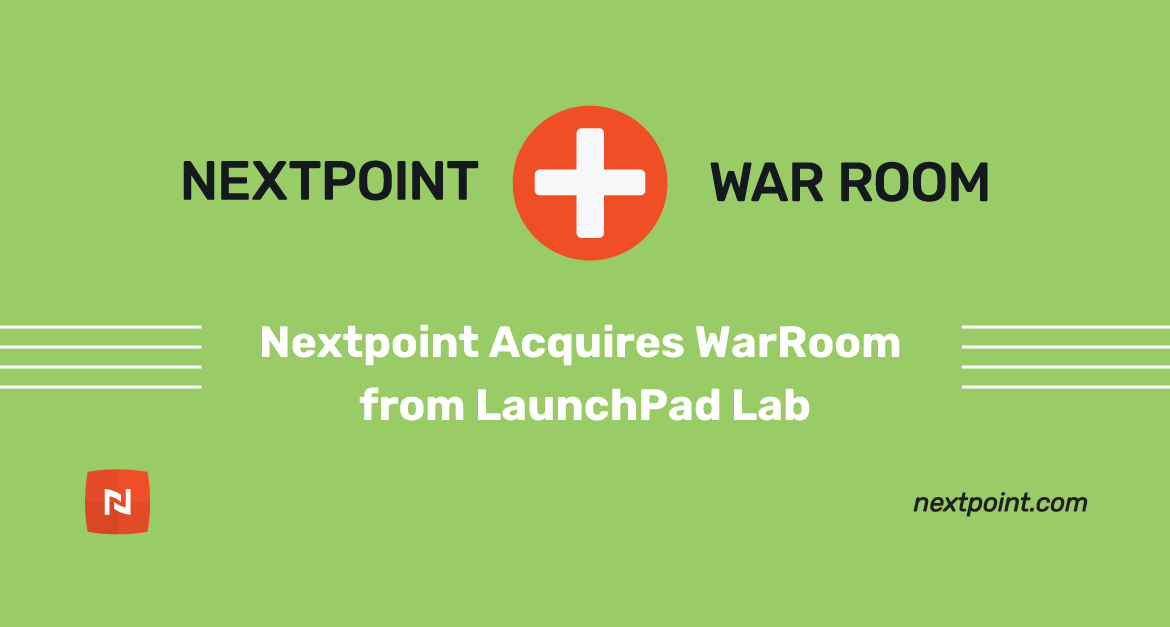 Ediscovery Acquisitions: Nextpoint Acquires WarRoom